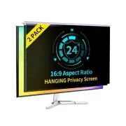 [2-Pack] 24 Inch Computer Privacy Screen for 16:9 Computer Monitor, Anti-Blue...