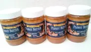 4 X Trader Joes Peanut Butter Crunchy Salted 16 oz each NEW