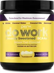 Perk BCAAs + Hydration Electrolytes - Naturally Sweetened Lemon Tart 20 Servings