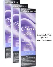 NEW L'oreal Excellence Creme Gray Coverage 6 1/2.3 Lightest Golden Brown