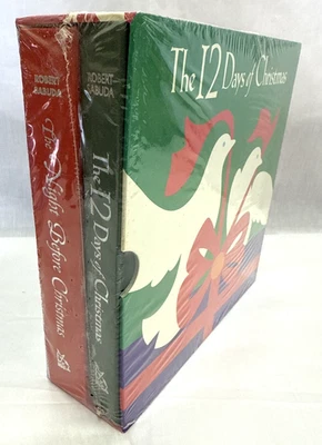 Night Before Christmas & 12 Days of Christmas Pop-Up Boxed Set NEW SEALED Sabuda