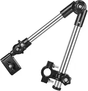 Metal Umbrella Mount Stand for Wheelchair Adjustable Rainproof Sunshade Bracket Easy to Use