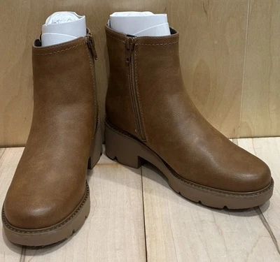 Naturalizer Women's Cade Chestnut Lug Sole Contour + Comfort Boots 5M