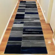 Sungate Balance Grey Blue Runner Rug
