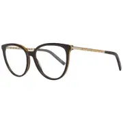 Tod's TO 5208 Women Brown Optical Frame Metal Plastic Full Rim Oval Eyeglasses