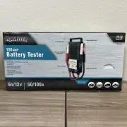 Battery Tester 12V at 100 Amp or 6V at 50 Amp Portable State-Of-Charge To Test