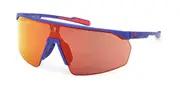 Adidas Sp0075 PRFM Shield 91L Women’s Sunglasses Blue Size 145