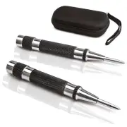 ALLY Tools Heavy Duty Automatic Center Punch w/Hardened Steel – 2PC Premiu