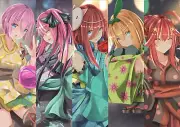 Anime the quintessential quintuplets miku nakano itsuki Playmat Gaming Mat
