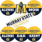 Desert Cactus Murray State University Sticker MSU Racers Vinyl Decals Laptop Water Bottle Car Scrapbook (Round Family)