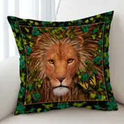 Return of the King Grape leaves Lion Cushion Cover