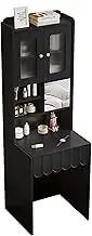 Stylish and Modern Modern White Vanity Set with Flip Mirror Spacious Drawer and EcoFriendly Materials Makeup Vanity Desk with Chair for Bedroom Safety Rounded Edges Top Storage Cabinet Vanity Stool In