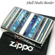 Zippo Shell multi-border Silver shell inlay