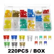 Car Fuses Assorted Set Van Bike Mini & Standard Blade Fuse 2A-40A Box AU