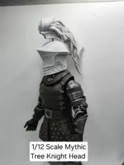 3d Printed TREE HELMET KNIGHT Head 1.0 Scale For Mythic Legions 1/12 figure