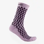 Castelli SFIDA 13 Wool Womens Cycling Socks : ORCHID/NITE SHADE - One Pair