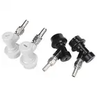 4PCS Threaded Pepsi Barrel Plastic Joint With Adapter + Clamp