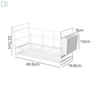 【現貨】廚房 日式瀝水碗架 廚房置物架 瀝水籃家用 碗盤餐具碗碟濾碗收納 Dhome