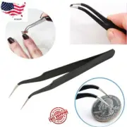 Fine Point Silver Tone Pointy Straight Tweezers 4 1/2" L6