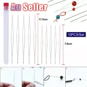 10PC Big Eye Beading Needles Easy Threading Tool for Bracelet Jewelry Making