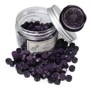 Wax Seal Beads 200Pcs Octagon Wax Sealing Beads for Wax Stamp Sealing Perfect fo