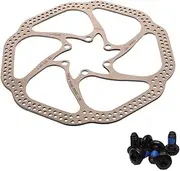 MTB Mountain Bike Bicycle Brake Disc Float Floating Pad 160mm Rotor Part Cycling Light and Strong (Color : Black)