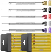 5PCS Flat Aluminium Alloy Steel Screwdriver Small Screwdrivers Repair Tool Set