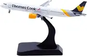 Pre-Built Model Aircraft for Cook Airlines for Airbus A321 G-TCDW 1:400 Diecast Model Airplane – 11cm Scale Aircraft with Stand Miniature Airplane Model