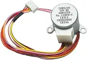 Step Motor 20BYJ46,Compatible for Panasonic, Air Conditioner Indoor Unit Guided Fan DC 12V Conditioning Parts Repair Accessories