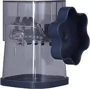 Baxnore Manual Nut Chopper, ABS Nut Grinder, Non Slip Nut Chopper, Removable Hand Crank Nut Grinder, Hand Crank Nut Chopper for Almonds Hazelnuts (Dark Blue)