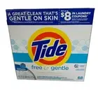 Tide Free and Gentle Laundry Detergent Powder 68 Loads 95 Oz NEW * 1 BOX*