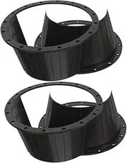 EXAOMBLE 4pcs Speaker Covers for Car Stereo Speakers Durable Spacer Adapter Rings for Enhanced Protection Against Elements for Car Enthusiasts