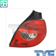 COMBINATION REARLIGHT 11-12185-01-2 FOR RENAULT CLIOIII F4R832/830 M4R700 2.0L