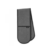 Ladelle Eco Recycled Charcoal Double Oven Mitts Set