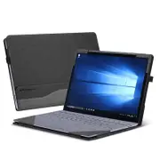 Versatile 13.5 Leather Laptop Sleeve for Microsoft Surface - Multi-functional