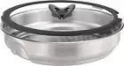 Tefal Ingenio Stainless Steel Steamer with Glass Lid Style Name:Single