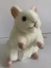 Hansa Creations White Mouse "Most Realistic' Plush Animal NWT
