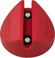 POTAUTO Universal Nylon PA6 Grooved Magnetic Jack Pad Jacking Puck Pinch Weld (Slot Width 0.39 Inch) Frame Rail Adapter for Vehicles (Qty 1, Red)