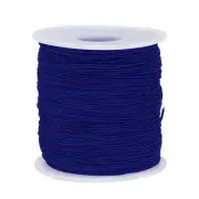 Elastic Cord Stretchy String 0.8mm 109 Yards Dark Blue for Crafts