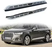 2Pcs Running Boards Fits for Audi Q7 2016-2025 Side Steps 450lbs Block Style