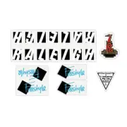 Raleigh - Freestyle Aussie decal set - Old school bmx