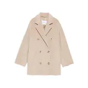 [Max Mara] Max Mara Double-breasted Coat 40 IT NEUTRALS
