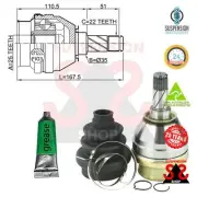 Transmission Sided Cv Joint Kit, Drive Shaft Suit SAAB 9-3 1.9 TTiD 9-3 Estate (for: Saab)