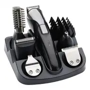 1 Set Hair Trimmer Razor Set 8 in 1 Waterproof Beard Trimmer Men Cordless Electric Razor Nose Body Hair Clipper Grooming Set