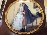 Norman Rockwell "The Unexpected Proposal" plate 1986 - Edwin Knowles Collection