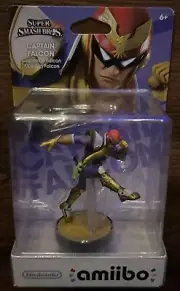 Nintendo Amiibo Super Smash Bros Col CAPTAIN FALCON Nº18 SEALED NA 2014 1st Wave