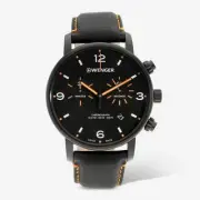 Wenger Swiss Army Men's 01.1743.114 Urban Metro Chrono Black Dial Watch 44 mm