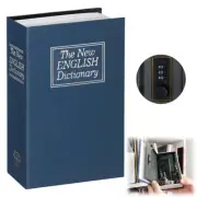Book Safe with Combination Lock Fireproof Home Office Money Cash Safety Box AU