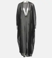 [Balmain] Balmain Mesh kaftan UK 8 black