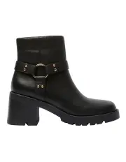 [Sandler] Morgan Boots in Black Leather